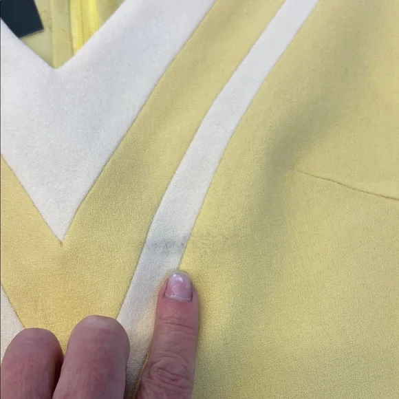 Dolce & Gabbana Yellow and Cream Crop Top - Picture 6 of 7